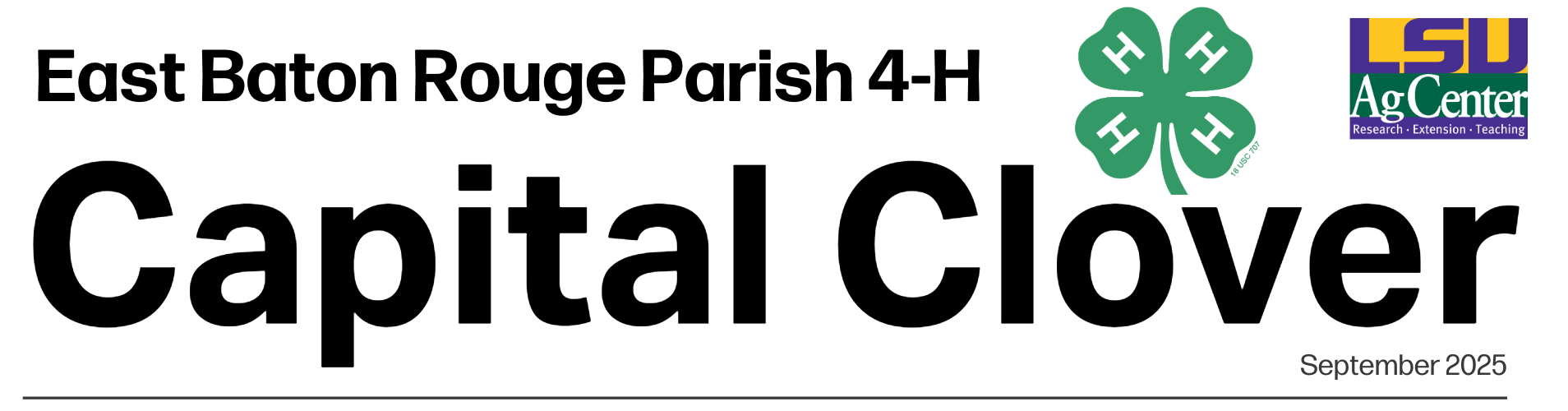 Capital Clover - September 2025 Edition
